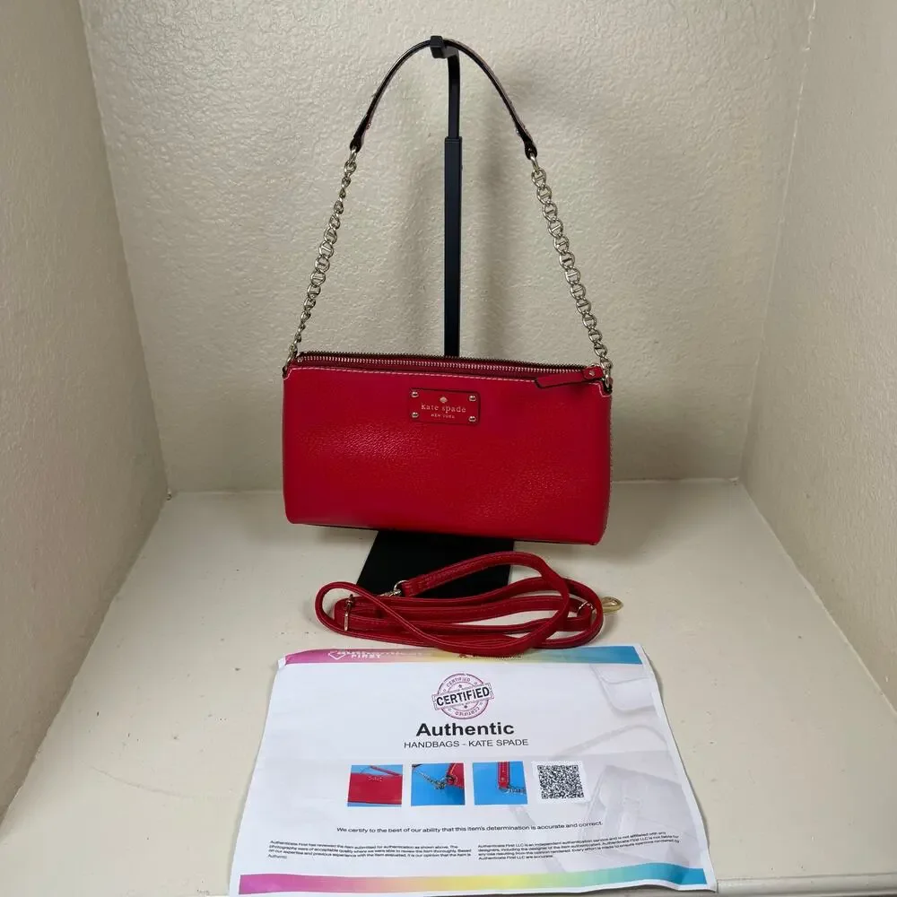 EUC Kate Spade New York Wellesley Byrd handbag with COA